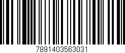 Código de barras (EAN, GTIN, SKU, ISBN): '7891403563031'