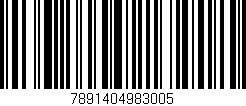 Código de barras (EAN, GTIN, SKU, ISBN): '7891404983005'
