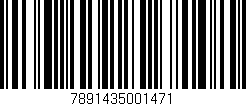 Código de barras (EAN, GTIN, SKU, ISBN): '7891435001471'