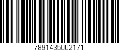 Código de barras (EAN, GTIN, SKU, ISBN): '7891435002171'