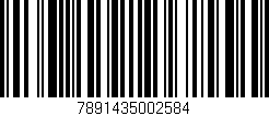Código de barras (EAN, GTIN, SKU, ISBN): '7891435002584'