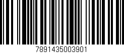 Código de barras (EAN, GTIN, SKU, ISBN): '7891435003901'
