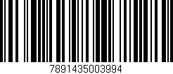 Código de barras (EAN, GTIN, SKU, ISBN): '7891435003994'