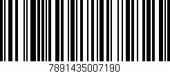 Código de barras (EAN, GTIN, SKU, ISBN): '7891435007190'