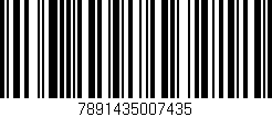 Código de barras (EAN, GTIN, SKU, ISBN): '7891435007435'