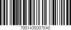 Código de barras (EAN, GTIN, SKU, ISBN): '7891435007640'
