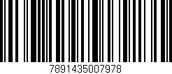 Código de barras (EAN, GTIN, SKU, ISBN): '7891435007978'