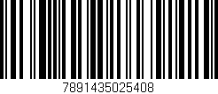 Código de barras (EAN, GTIN, SKU, ISBN): '7891435025408'
