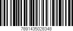 Código de barras (EAN, GTIN, SKU, ISBN): '7891435028348'