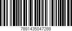 Código de barras (EAN, GTIN, SKU, ISBN): '7891435047288'