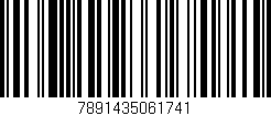 Código de barras (EAN, GTIN, SKU, ISBN): '7891435061741'