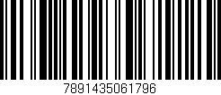 Código de barras (EAN, GTIN, SKU, ISBN): '7891435061796'