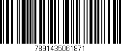 Código de barras (EAN, GTIN, SKU, ISBN): '7891435061871'