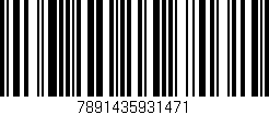 Código de barras (EAN, GTIN, SKU, ISBN): '7891435931471'