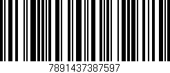 Código de barras (EAN, GTIN, SKU, ISBN): '7891437387597'