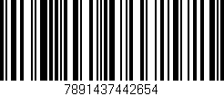 Código de barras (EAN, GTIN, SKU, ISBN): '7891437442654'