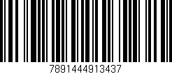 Código de barras (EAN, GTIN, SKU, ISBN): '7891444913437'