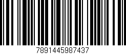 Código de barras (EAN, GTIN, SKU, ISBN): '7891445987437'