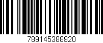 Código de barras (EAN, GTIN, SKU, ISBN): '789145388920'