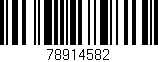 Código de barras (EAN, GTIN, SKU, ISBN): '78914582'