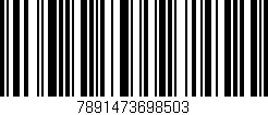 Código de barras (EAN, GTIN, SKU, ISBN): '7891473698503'