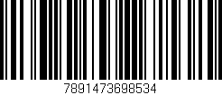 Código de barras (EAN, GTIN, SKU, ISBN): '7891473698534'