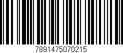 Código de barras (EAN, GTIN, SKU, ISBN): '7891475070215'