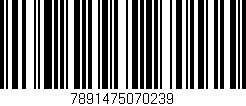Código de barras (EAN, GTIN, SKU, ISBN): '7891475070239'