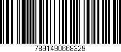 Código de barras (EAN, GTIN, SKU, ISBN): '7891490668329'