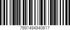 Código de barras (EAN, GTIN, SKU, ISBN): '7891494940817'