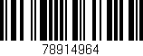 Código de barras (EAN, GTIN, SKU, ISBN): '78914964'