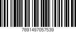 Código de barras (EAN, GTIN, SKU, ISBN): '7891497057539'