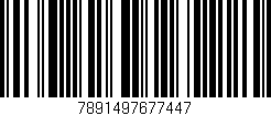 Código de barras (EAN, GTIN, SKU, ISBN): '7891497677447'