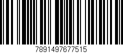 Código de barras (EAN, GTIN, SKU, ISBN): '7891497677515'