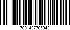 Código de barras (EAN, GTIN, SKU, ISBN): '7891497705843'