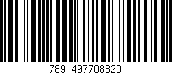 Código de barras (EAN, GTIN, SKU, ISBN): '7891497708820'
