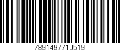 Código de barras (EAN, GTIN, SKU, ISBN): '7891497710519'