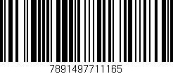 Código de barras (EAN, GTIN, SKU, ISBN): '7891497711165'