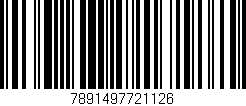 Código de barras (EAN, GTIN, SKU, ISBN): '7891497721126'