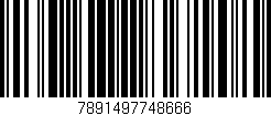Código de barras (EAN, GTIN, SKU, ISBN): '7891497748666'