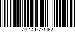 Código de barras (EAN, GTIN, SKU, ISBN): '7891497771862'