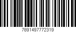 Código de barras (EAN, GTIN, SKU, ISBN): '7891497772319'