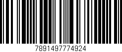 Código de barras (EAN, GTIN, SKU, ISBN): '7891497774924'