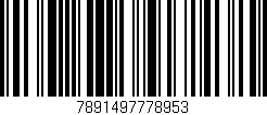 Código de barras (EAN, GTIN, SKU, ISBN): '7891497778953'