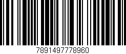 Código de barras (EAN, GTIN, SKU, ISBN): '7891497778960'