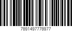 Código de barras (EAN, GTIN, SKU, ISBN): '7891497778977'