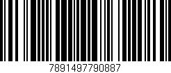 Código de barras (EAN, GTIN, SKU, ISBN): '7891497790887'