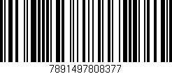 Código de barras (EAN, GTIN, SKU, ISBN): '7891497808377'
