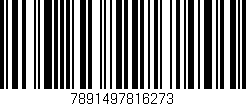 Código de barras (EAN, GTIN, SKU, ISBN): '7891497816273'