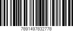 Código de barras (EAN, GTIN, SKU, ISBN): '7891497832778'